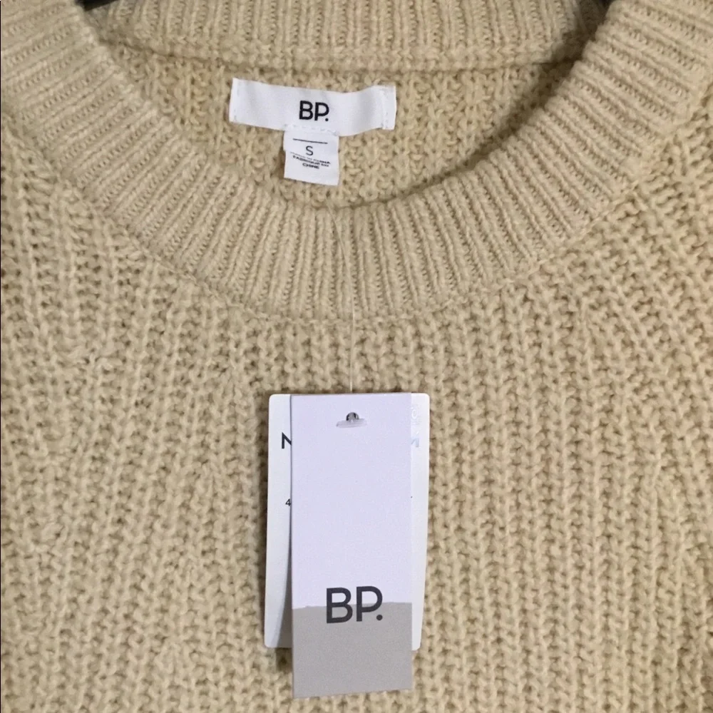 Woman Sweater, Crewneck Sweater, Sweater, BP. Sweater, Beige Sweater - Picture 4 of 5